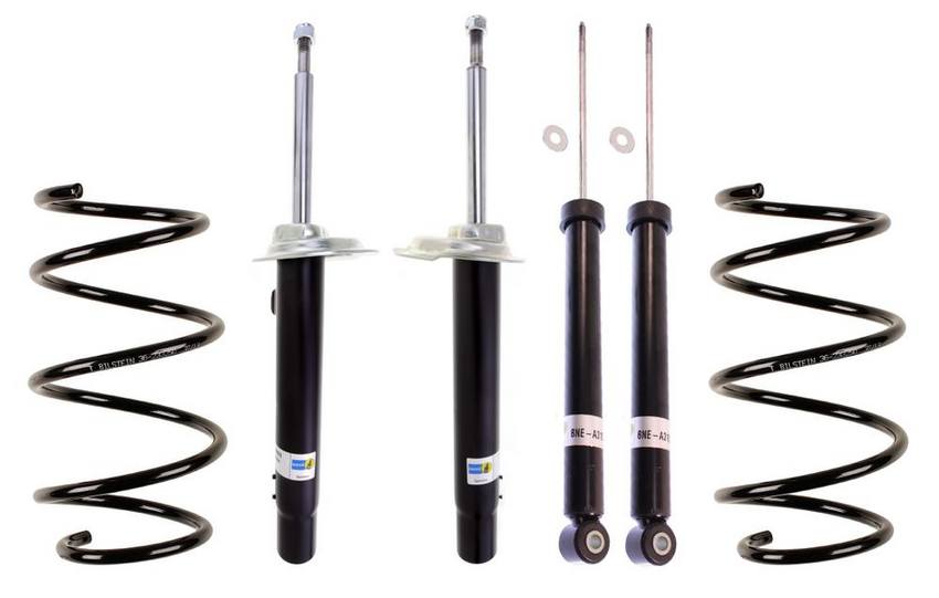 BMW Suspension Strut and Shock Absorber Assembly Kit - Front and Rear (Sport Suspension) (B4 OE Replacement) 33526759100 - Bilstein 3818441KIT